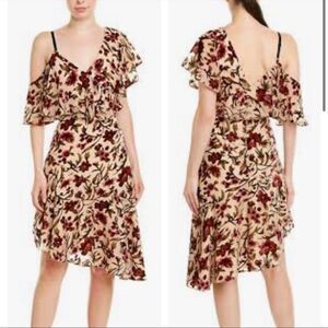 NORDSTROM ALI AND JAY DONT MIND IF I DO FLORAL ASYMMETRICAL DRESS SIZE XL